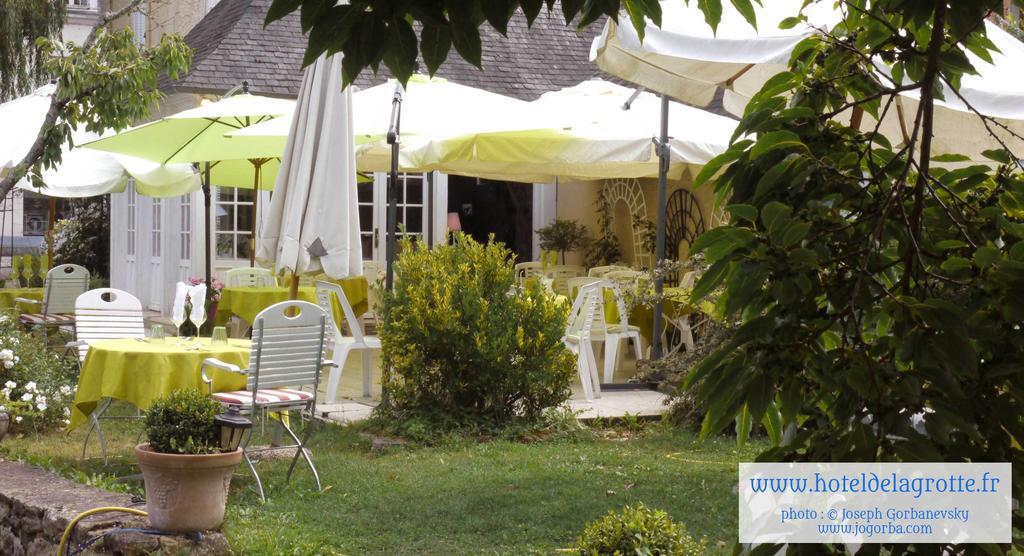 Hotel De La Grotte 蒙蒂尼亚克 外观 照片